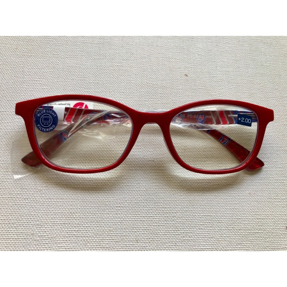 NEW RED PEEPERS BLUE LIGHT BLOCK Readers +2.00